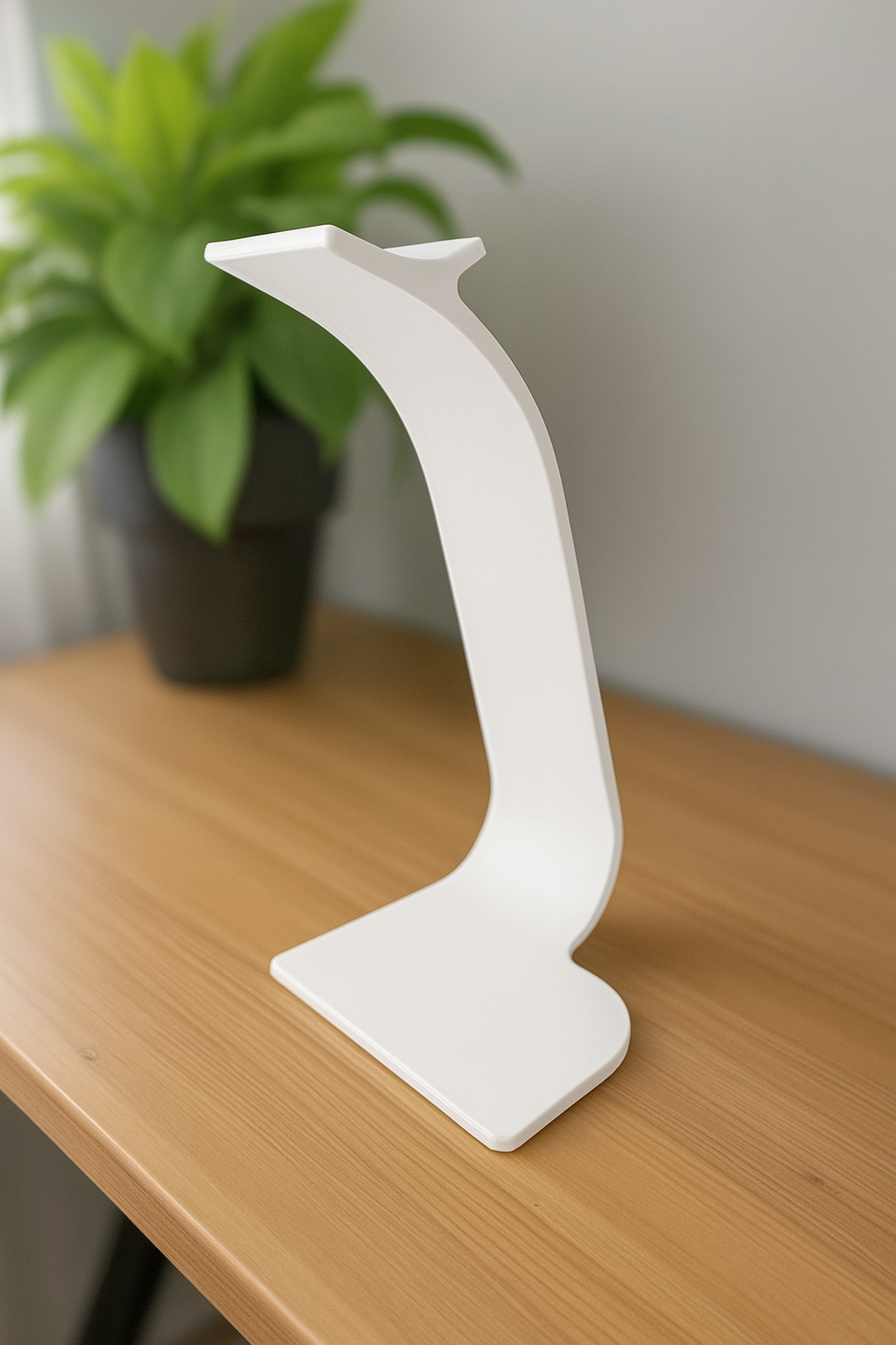 Minimalist 3D Printed Headphone Stand – Space-Saving Desk Display for Gamers, Creators & Audiophiles