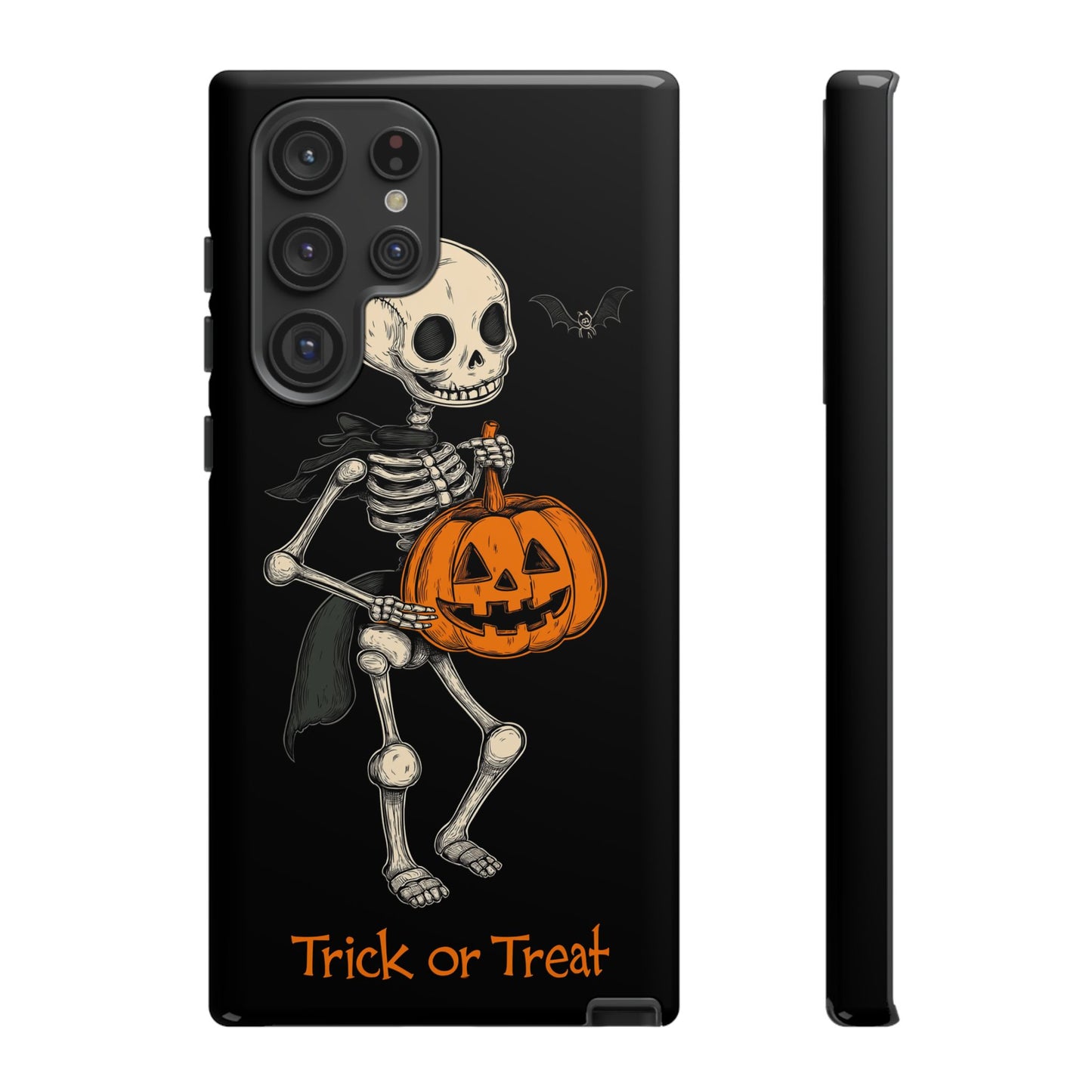 Skeleton Trick or Treat Halloween Phone Case