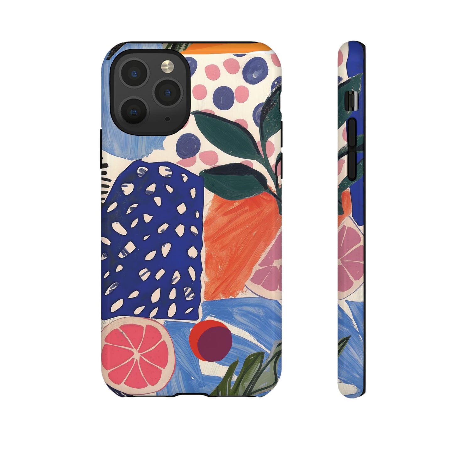 Vibrant Coquette Abstract Art Collage Phone Case – Artistic Design for iPhone - NovaFlair