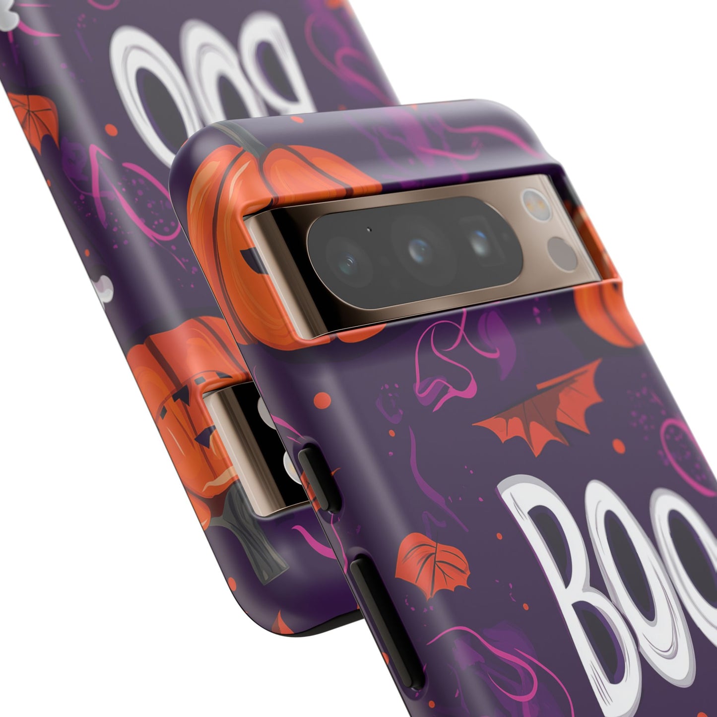 Halloween ‘Boo’ Phone Case – Spooky Fun Design for iPhone, Samsung, Google Pixel