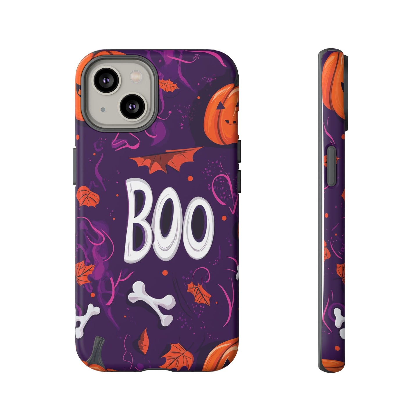 Halloween ‘Boo’ Phone Case – Spooky Fun Design for iPhone, Samsung, Google Pixel