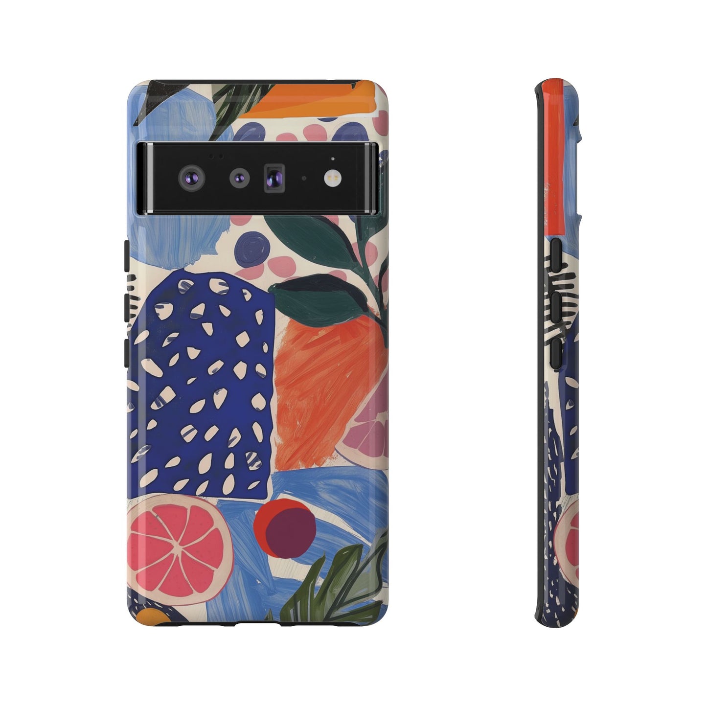 Vibrant Coquette Abstract Art Collage Phone Case – Artistic Design for iPhone