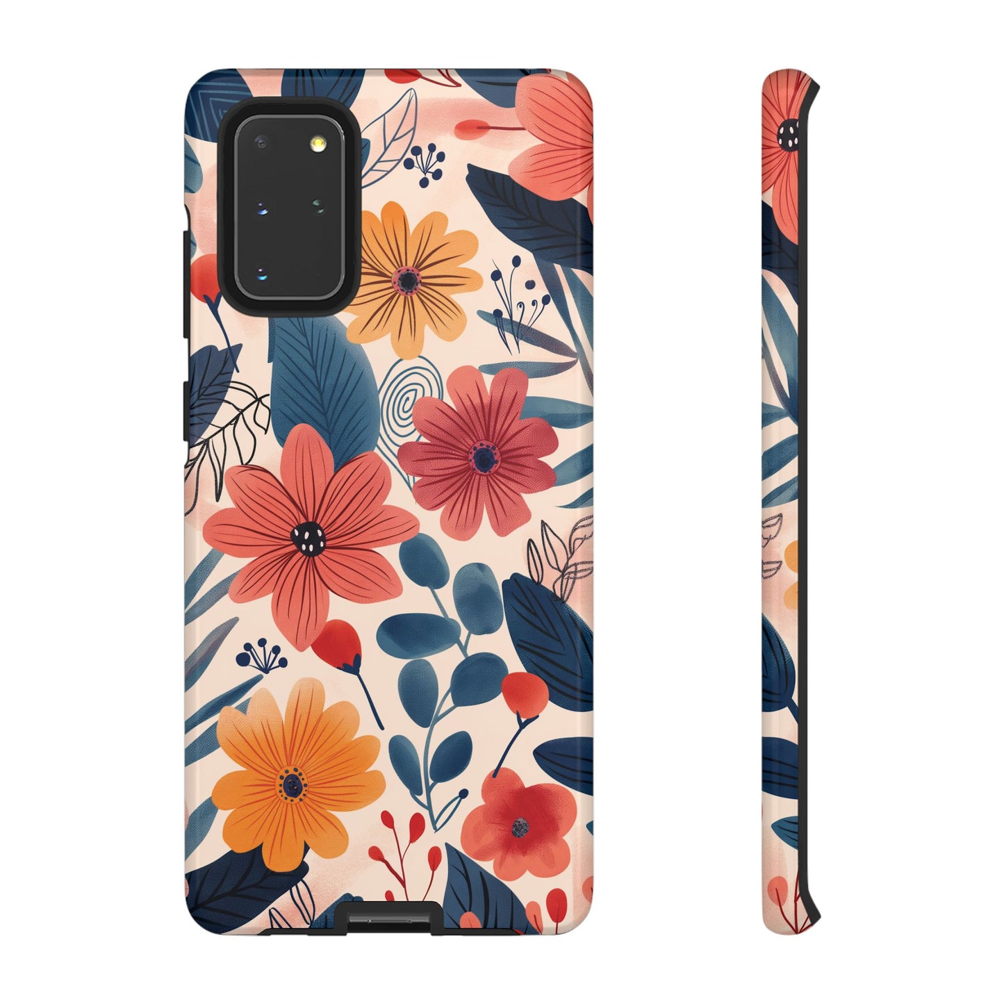 Bright Floral Garden Phone Case – Vibrant Artistic Design for iPhone, Samsung, Google Pixel