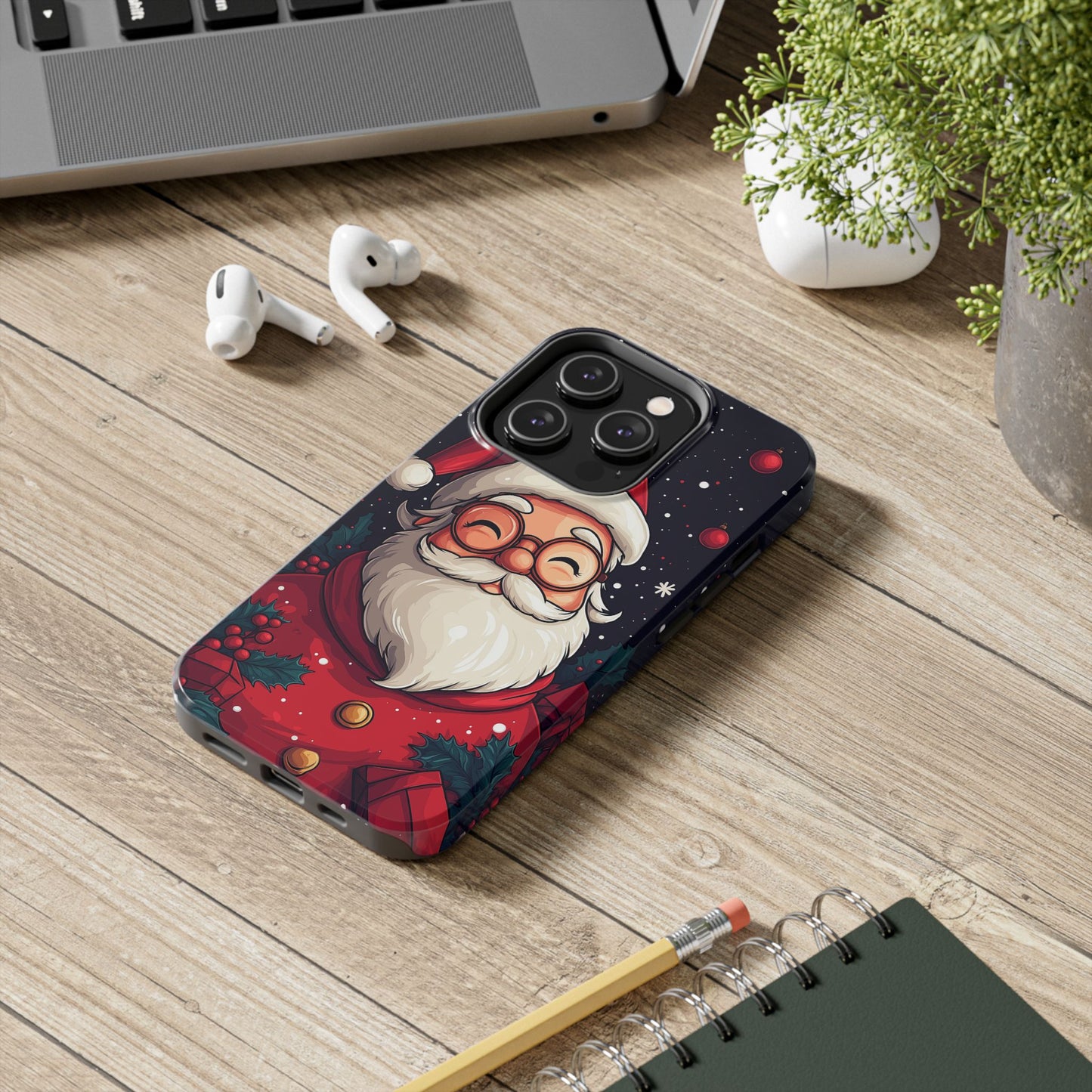 Jolly Santa Claus Christmas Phone Case – Festive Holiday Design