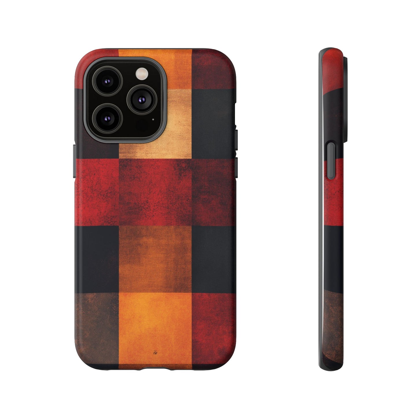 Rustic Plaid Pattern Phone Case – Cozy Fall Design for iPhone, Samsung, Google Pixel