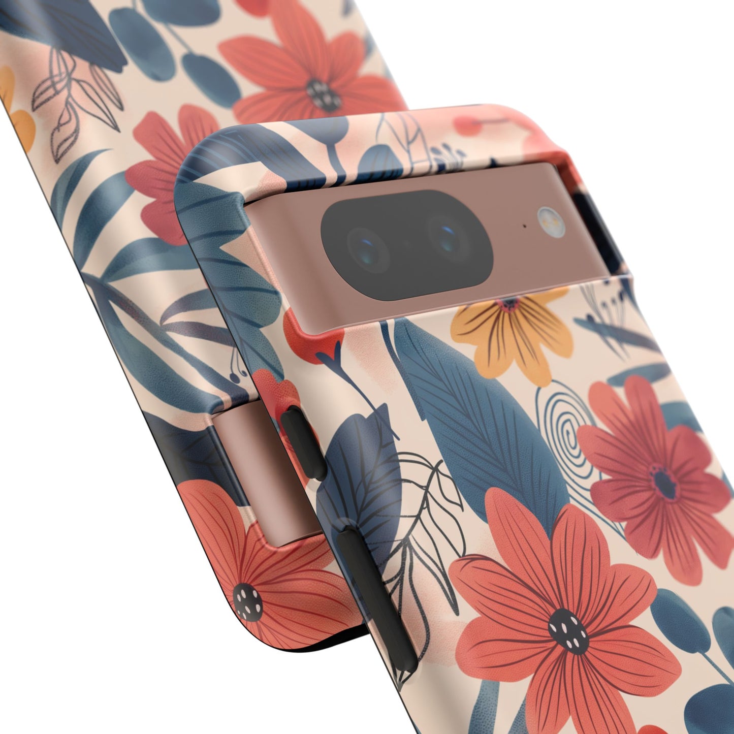 Bright Floral Garden Phone Case – Vibrant Artistic Design for iPhone, Samsung, Google Pixel