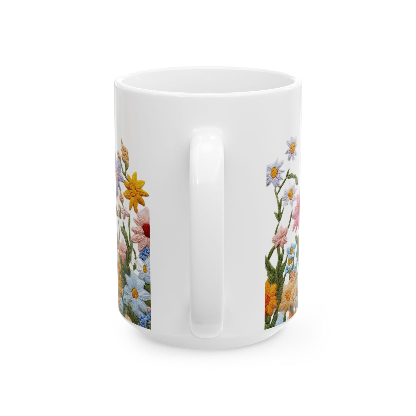 Embrace Spring with this Cute Bunny Ceramic Mug, Ideal Gift for Animal Enthusiasts, 11oz or 15oz Options