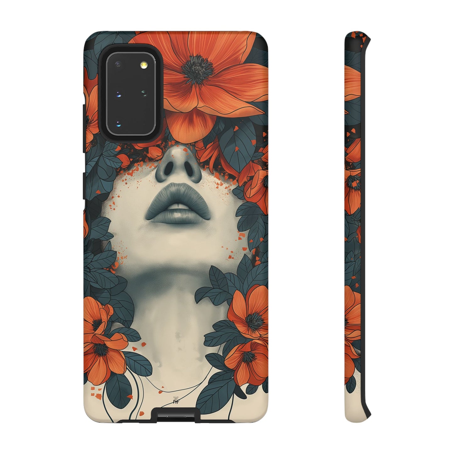 Floral Femme Art Phone Case Unique Aesthetic Design for iPhone, Samsung, Google Pixel Tough Case - NovaFlair