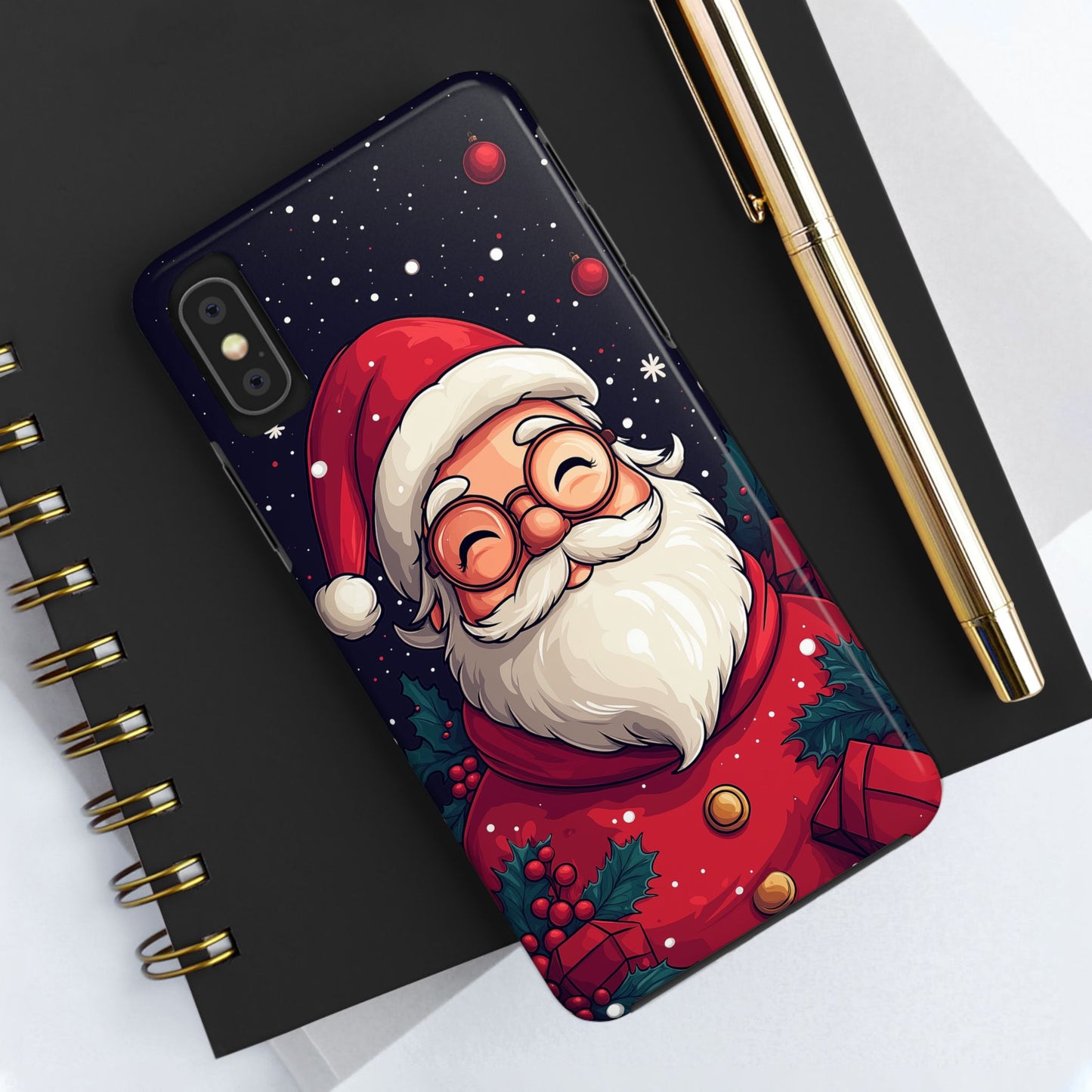 Jolly Santa Claus Christmas Phone Case – Festive Holiday Design