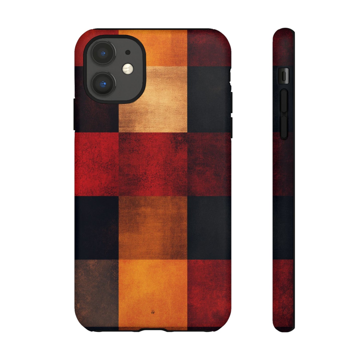 Rustic Plaid Pattern Phone Case – Cozy Fall Design for iPhone, Samsung, Google Pixel