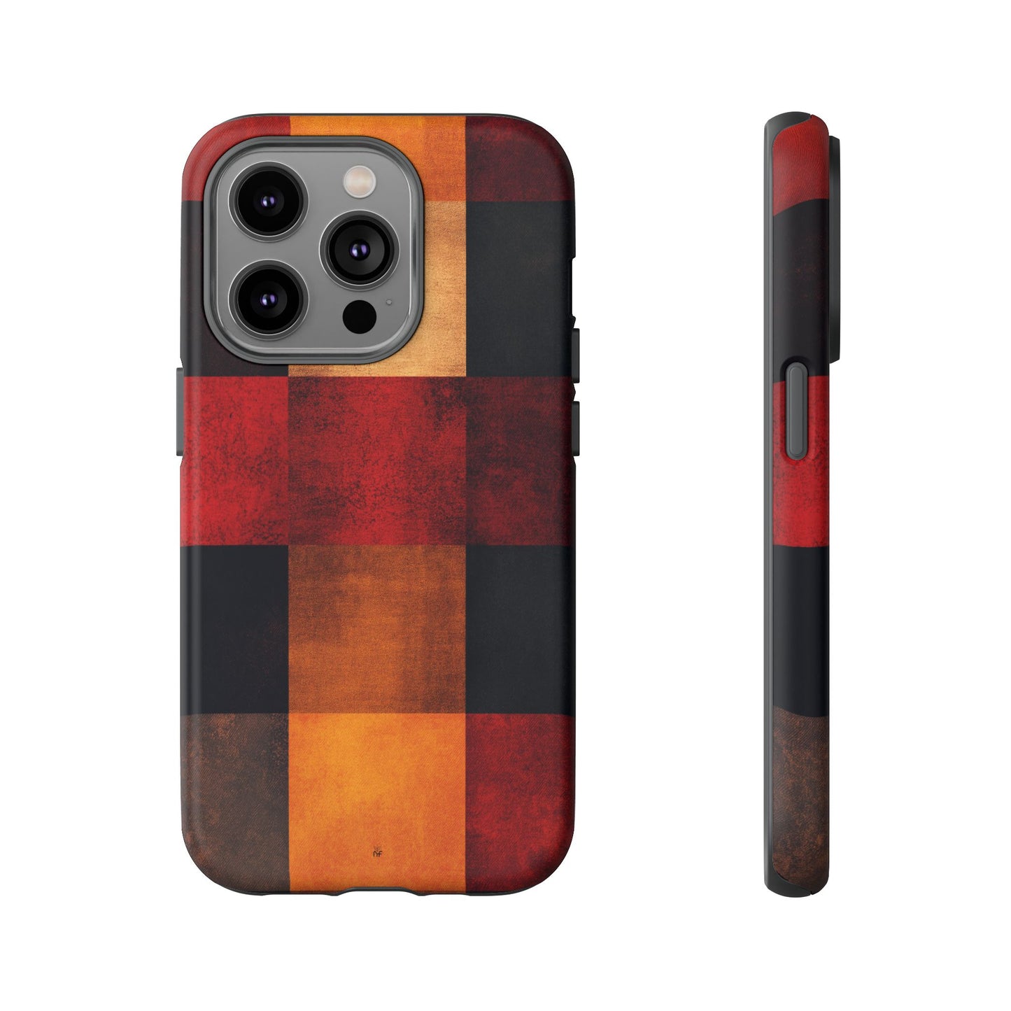 Rustic Plaid Pattern Phone Case – Cozy Fall Design for iPhone, Samsung, Google Pixel