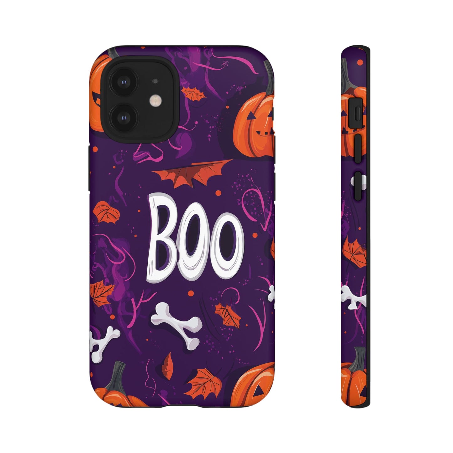 Halloween ‘Boo’ Phone Case – Spooky Fun Design for iPhone, Samsung, Google Pixel