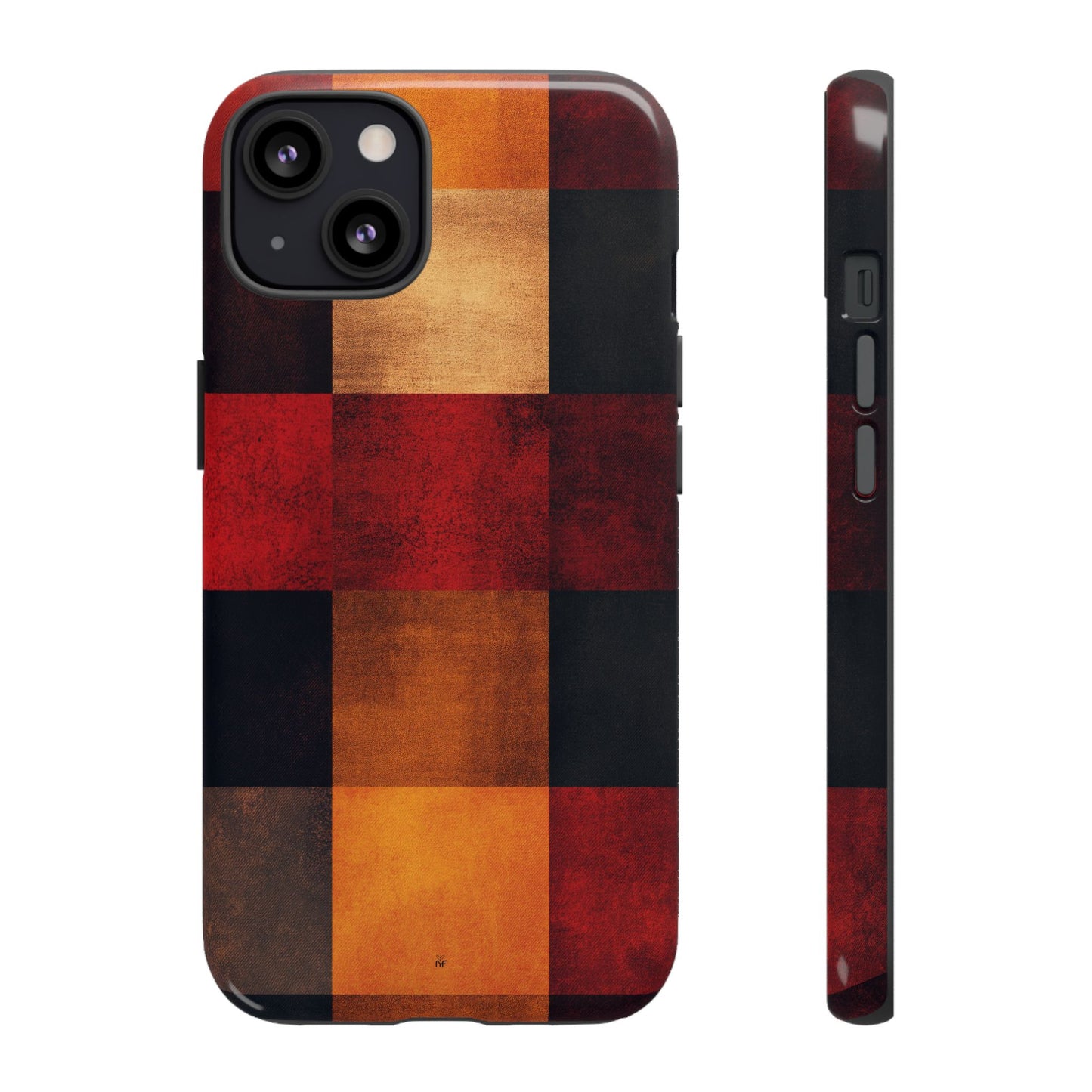 Rustic Plaid Pattern Phone Case – Cozy Fall Design for iPhone, Samsung, Google Pixel