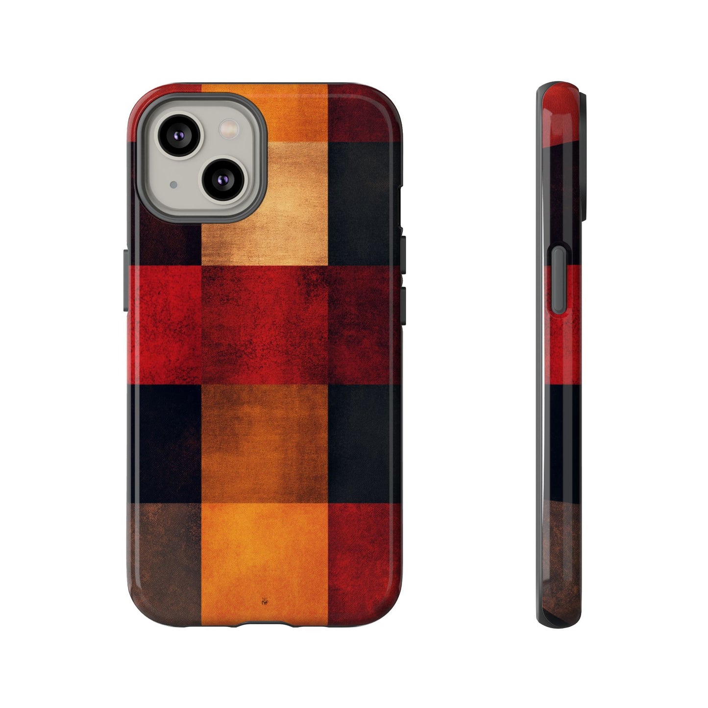 Rustic Plaid Pattern Phone Case – Cozy Fall Design for iPhone, Samsung, Google Pixel