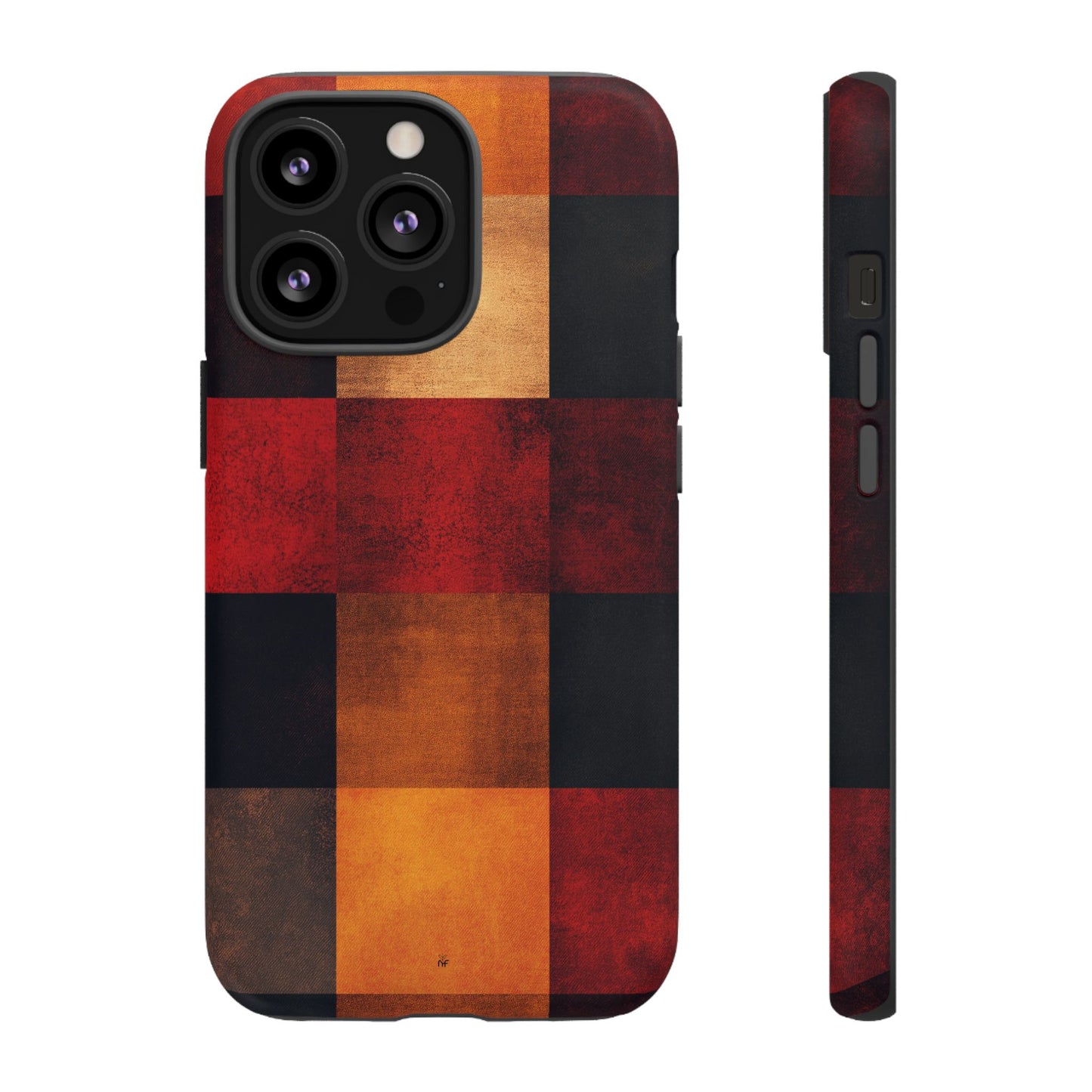 Rustic Plaid Pattern Phone Case – Cozy Fall Design for iPhone, Samsung, Google Pixel