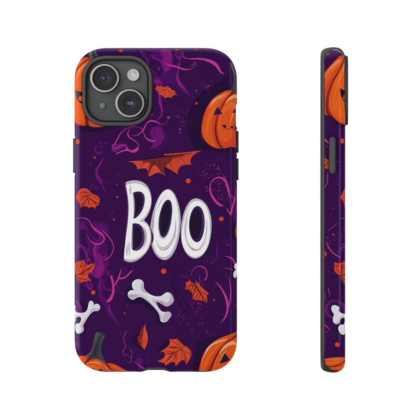 Halloween ‘Boo’ Phone Case – Spooky Fun Design for iPhone, Samsung, Google Pixel
