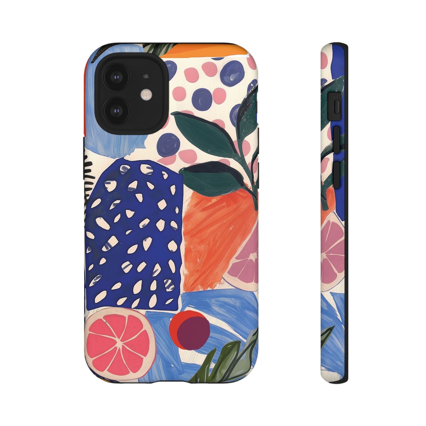 Vibrant Coquette Abstract Art Collage Phone Case – Artistic Design for iPhone