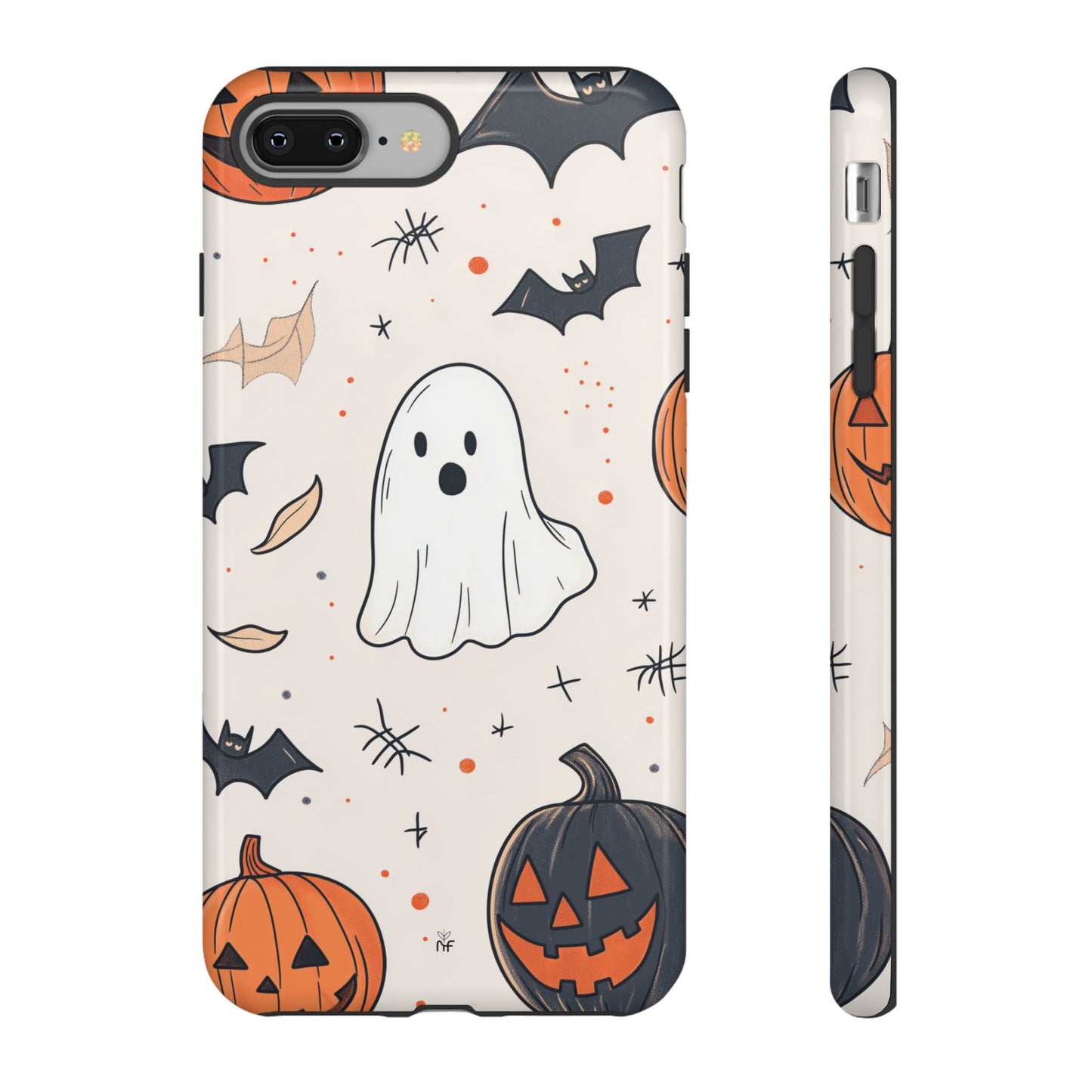 Cute Halloween Ghost & Pumpkin Phone Case – Festive Design for iPhone, Samsung, Google Pixel