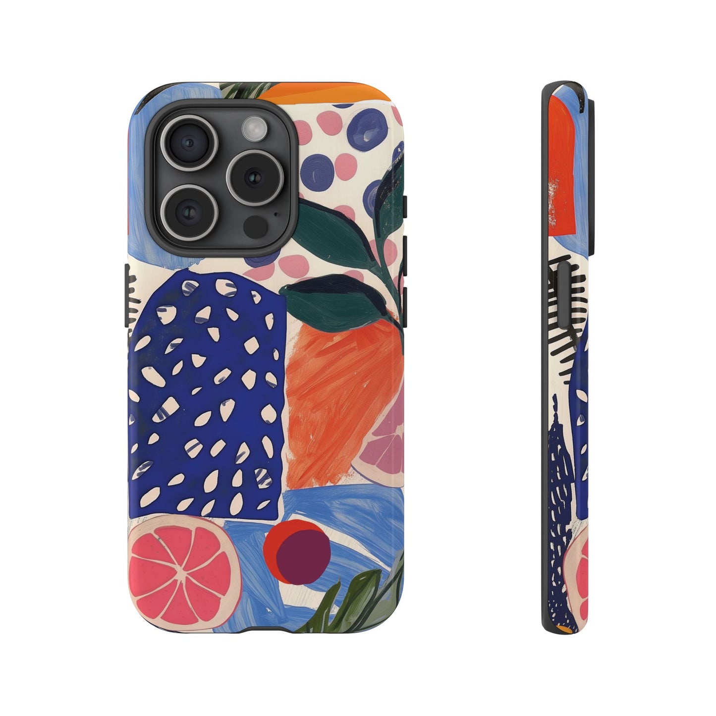 Vibrant Coquette Abstract Art Collage Phone Case – Artistic Design for iPhone