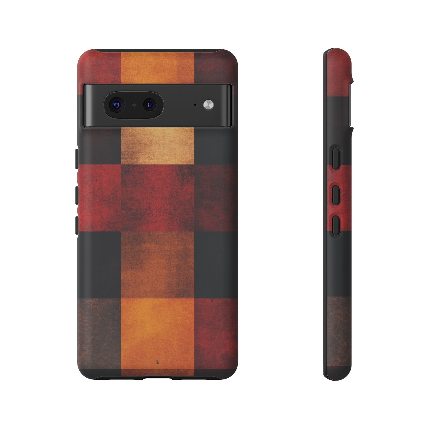 Rustic Plaid Pattern Phone Case – Cozy Fall Design for iPhone, Samsung, Google Pixel