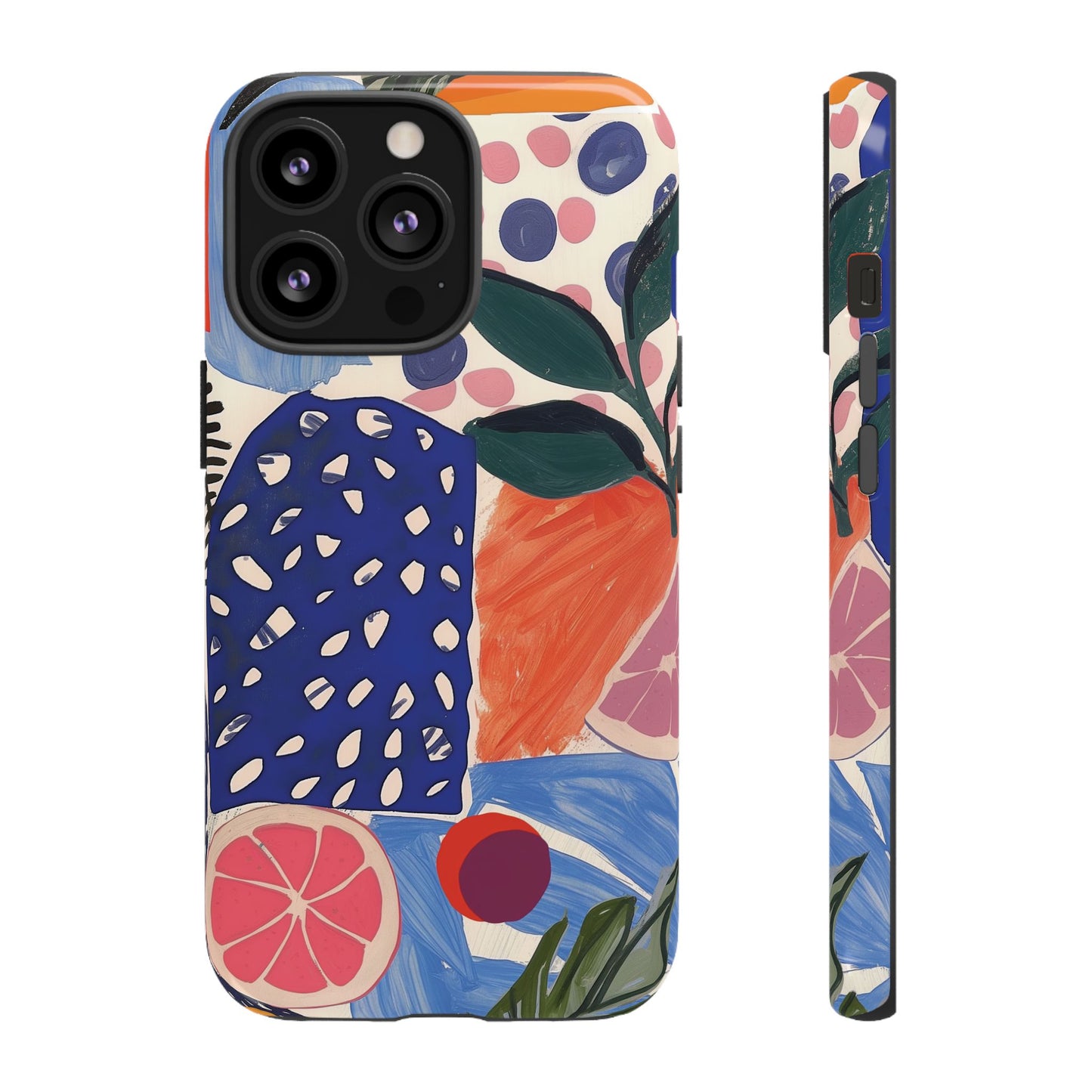 Vibrant Coquette Abstract Art Collage Phone Case – Artistic Design for iPhone