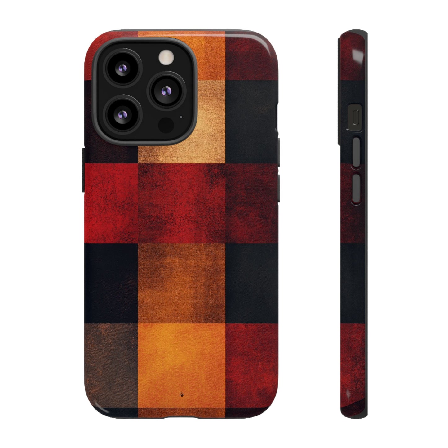 Rustic Plaid Pattern Phone Case – Cozy Fall Design for iPhone, Samsung, Google Pixel