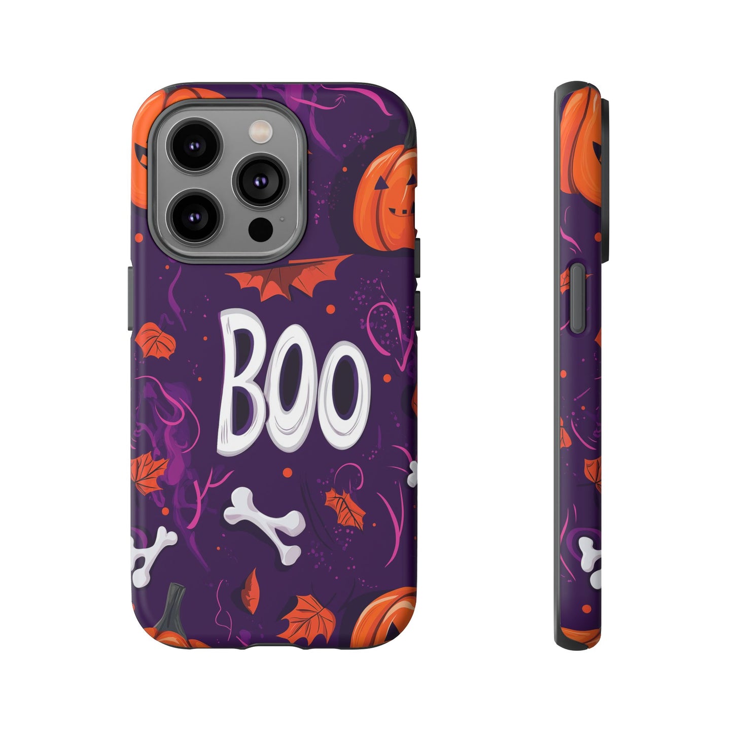 Halloween ‘Boo’ Phone Case – Spooky Fun Design for iPhone, Samsung, Google Pixel