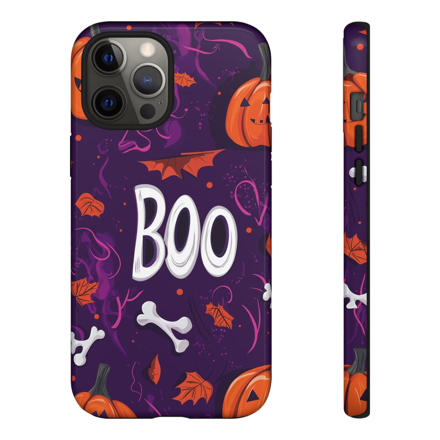 Halloween ‘Boo’ Phone Case – Spooky Fun Design for iPhone, Samsung, Google Pixel