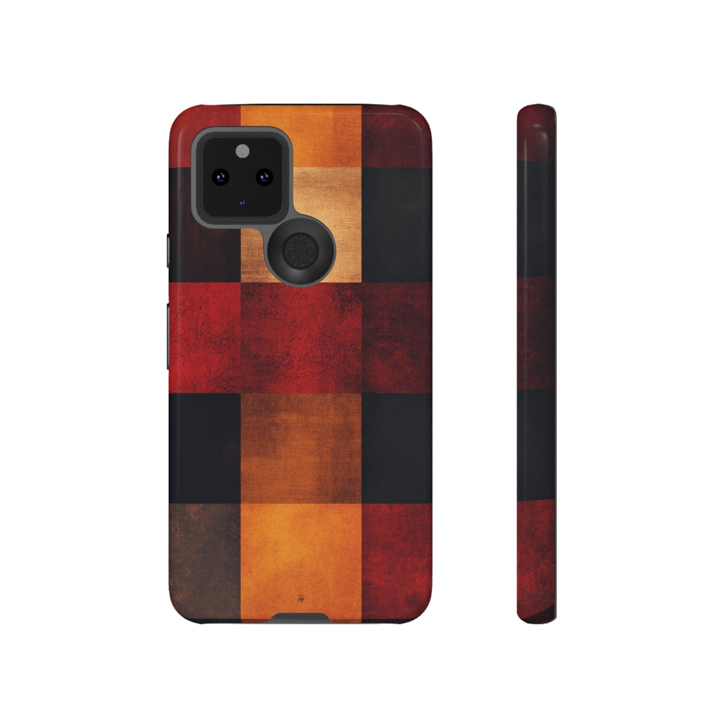 Rustic Plaid Pattern Phone Case – Cozy Fall Design for iPhone, Samsung, Google Pixel
