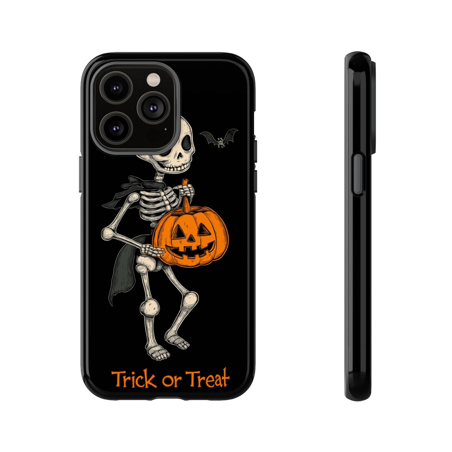 Skeleton Trick or Treat Halloween Phone Case
