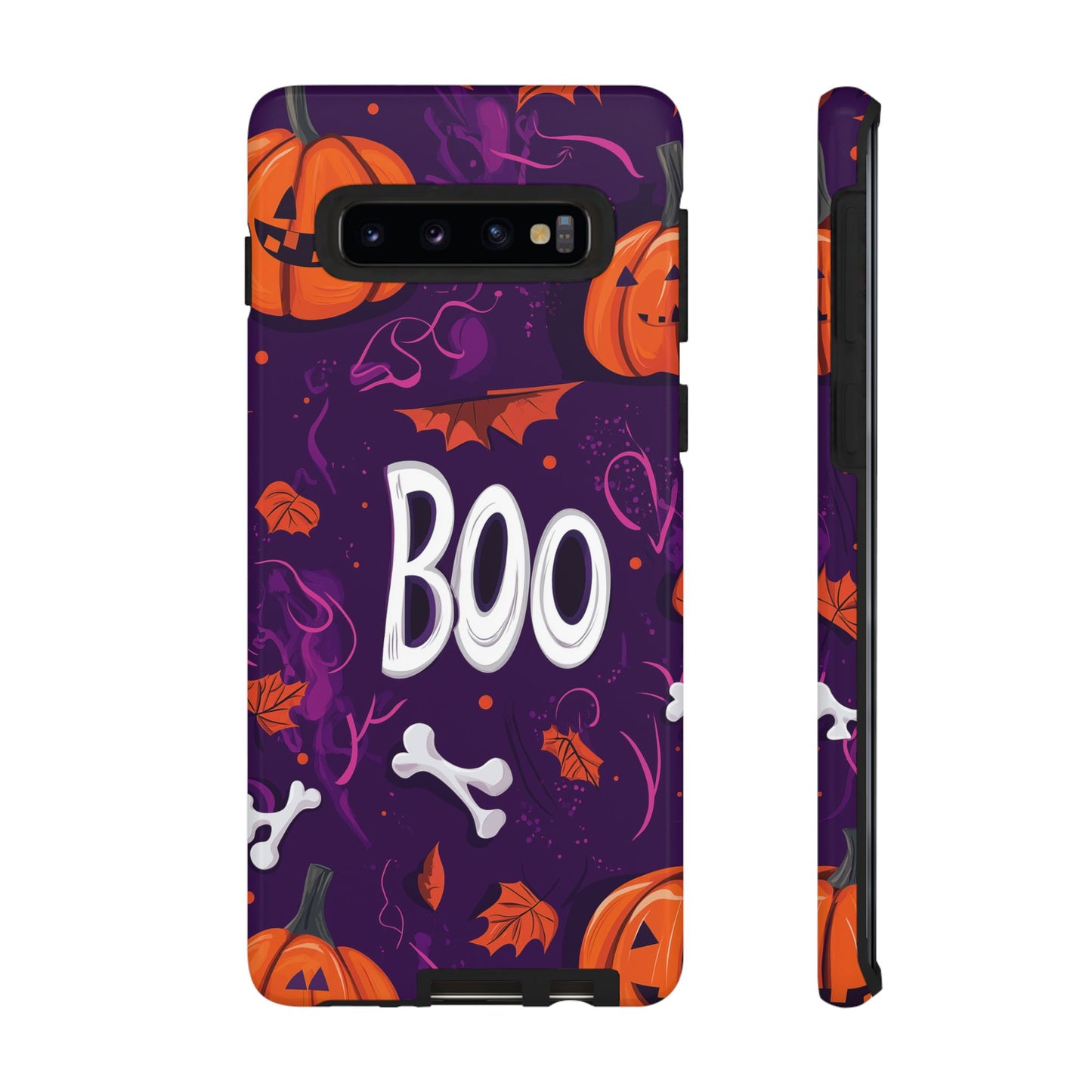 Halloween ‘Boo’ Phone Case – Spooky Fun Design for iPhone, Samsung, Google Pixel