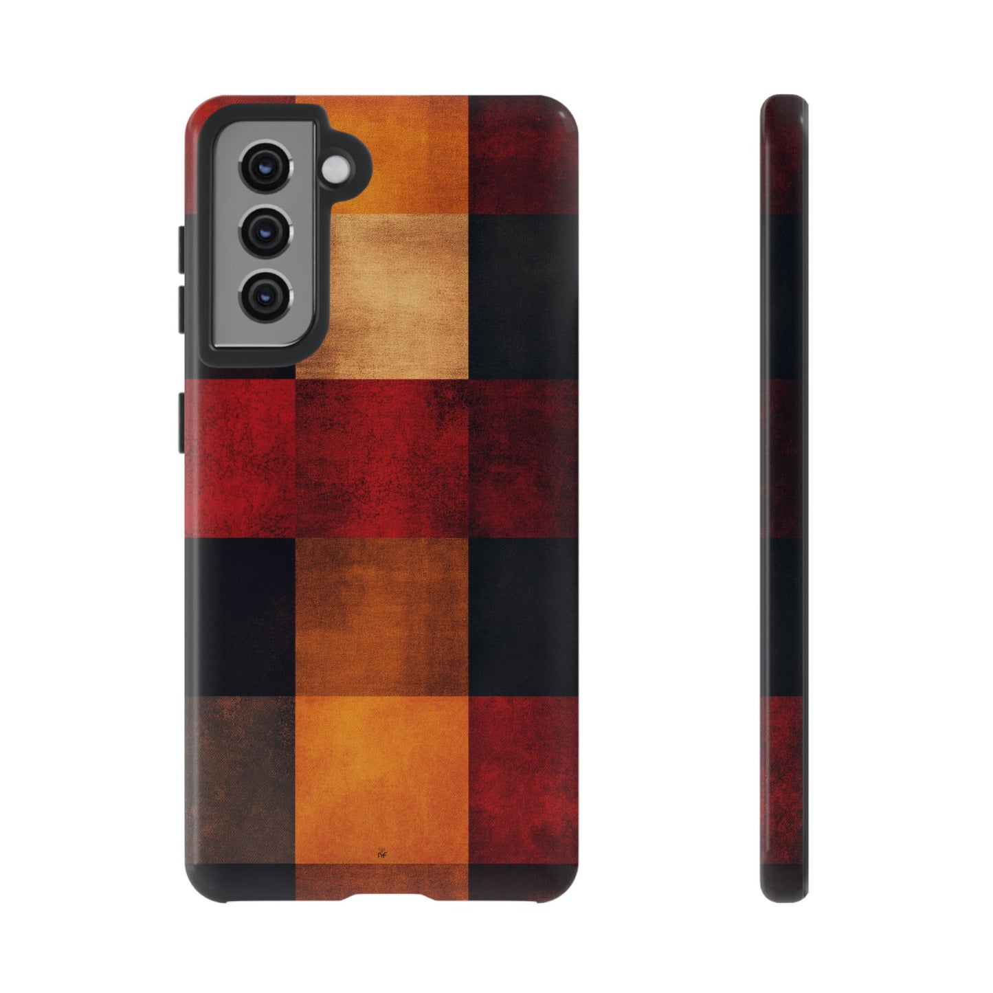 Rustic Plaid Pattern Phone Case – Cozy Fall Design for iPhone, Samsung, Google Pixel