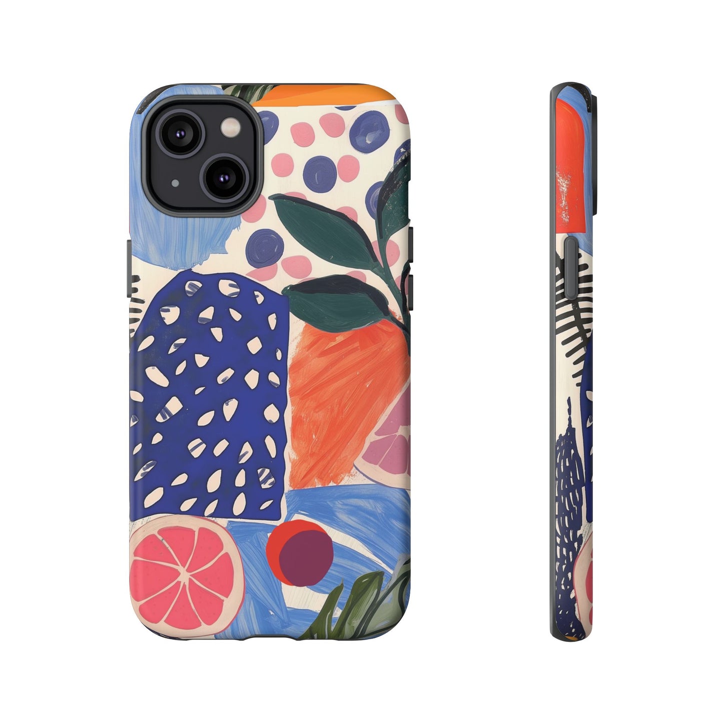 Vibrant Coquette Abstract Art Collage Phone Case – Artistic Design for iPhone