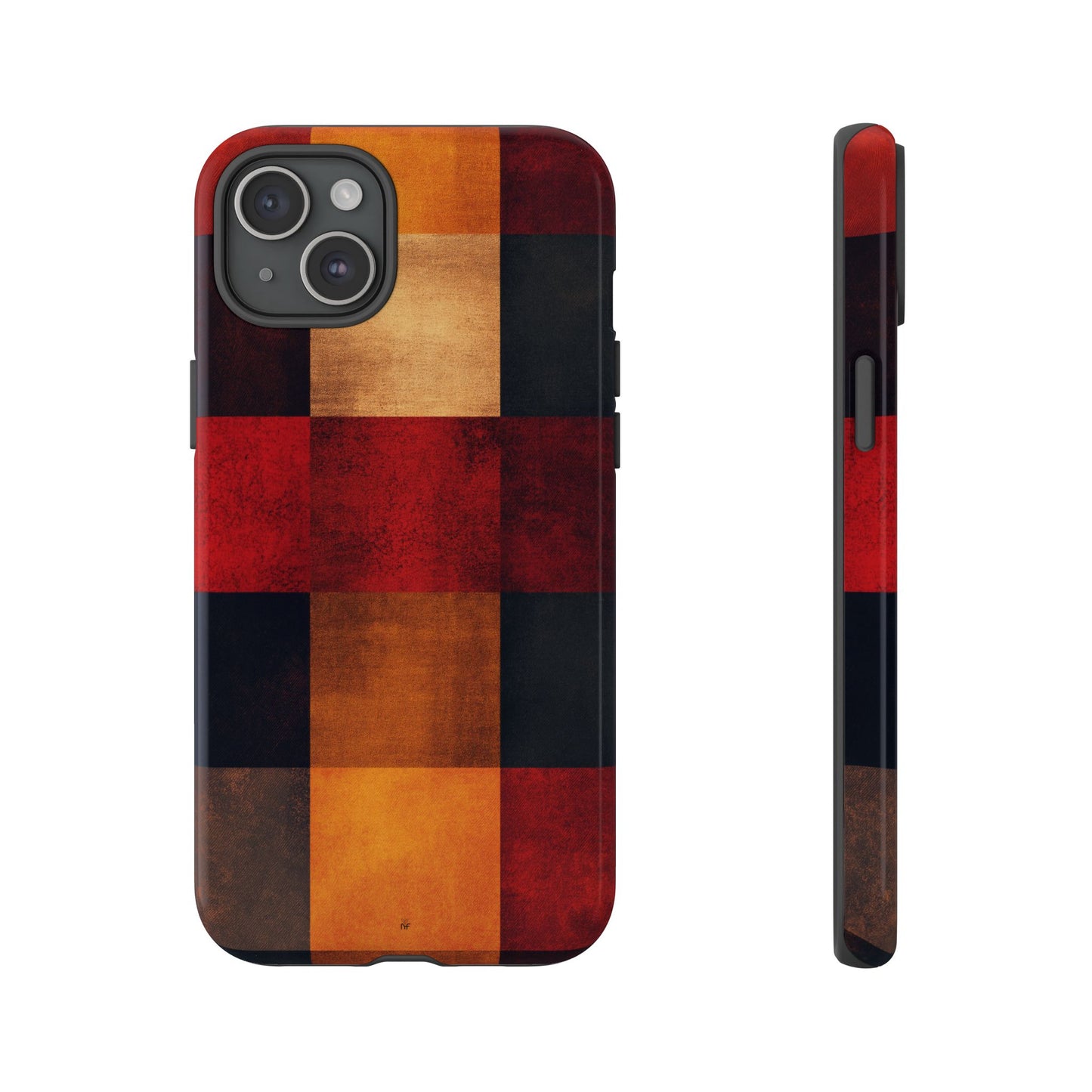 Rustic Plaid Pattern Phone Case – Cozy Fall Design for iPhone, Samsung, Google Pixel