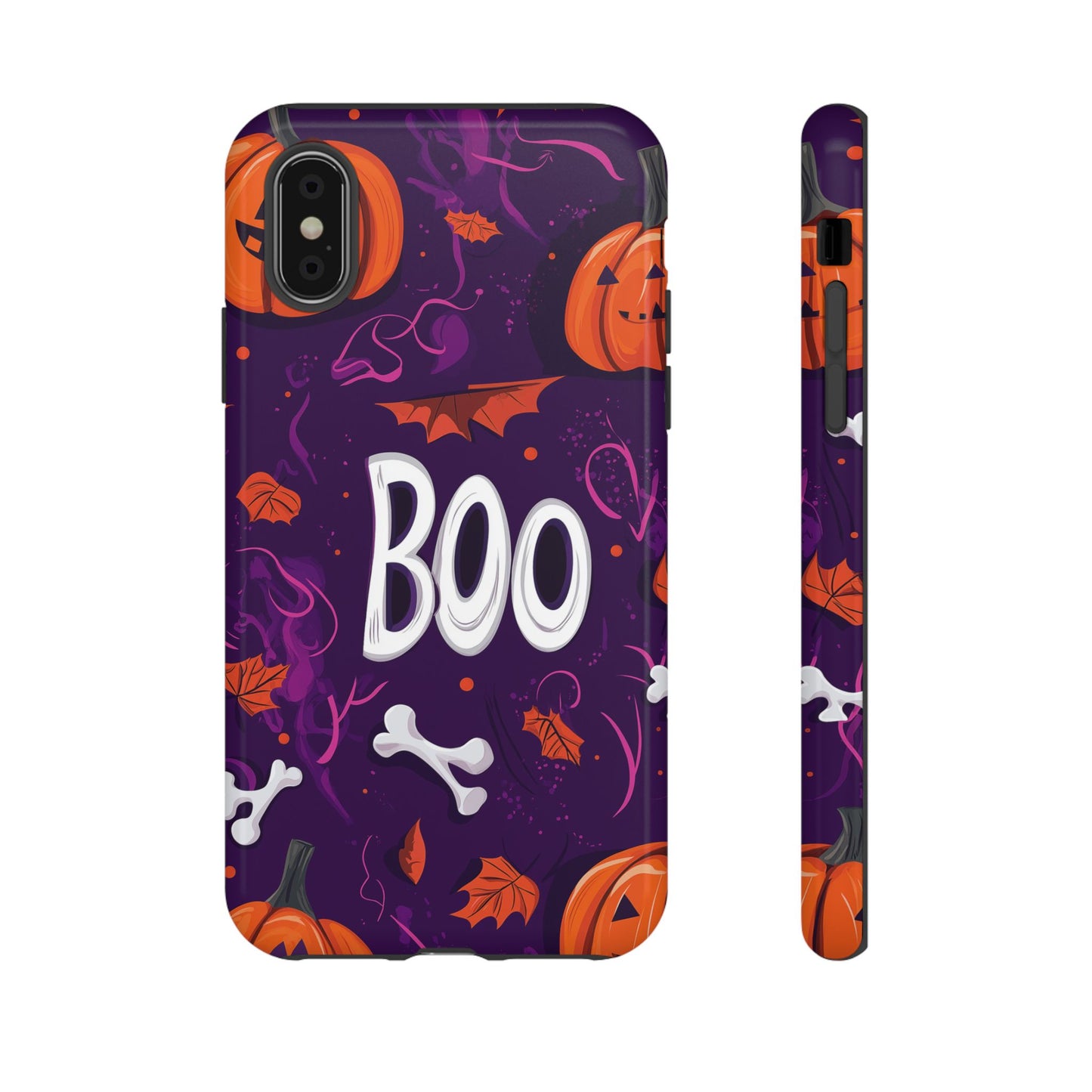 Halloween ‘Boo’ Phone Case – Spooky Fun Design for iPhone, Samsung, Google Pixel