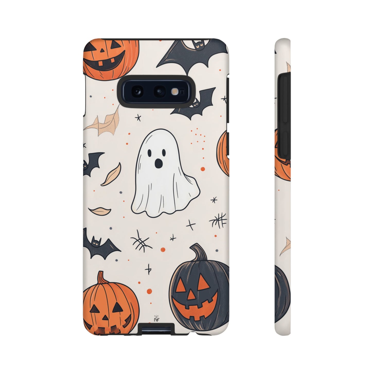 Cute Halloween Ghost & Pumpkin Phone Case – Festive Design for iPhone, Samsung, Google Pixel