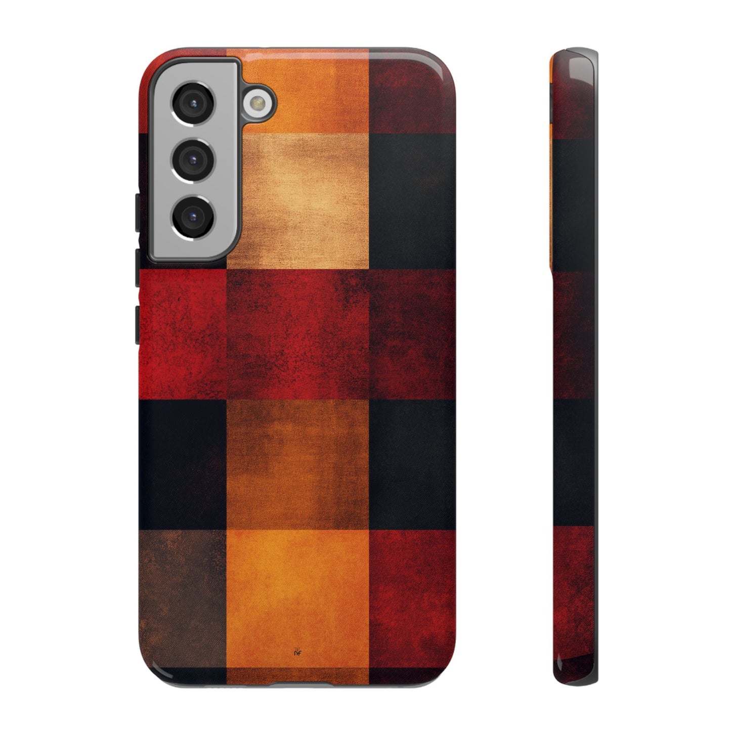 Rustic Plaid Pattern Phone Case – Cozy Fall Design for iPhone, Samsung, Google Pixel