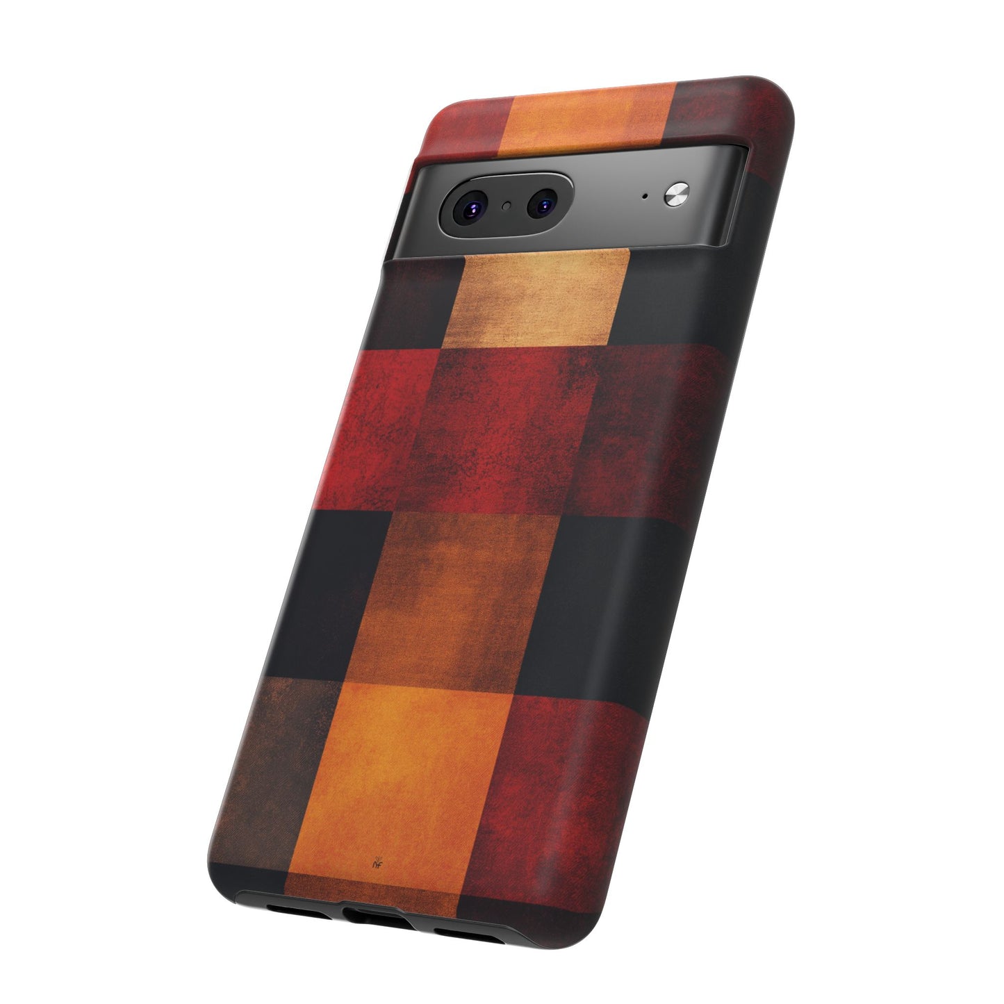 Rustic Plaid Pattern Phone Case – Cozy Fall Design for iPhone, Samsung, Google Pixel