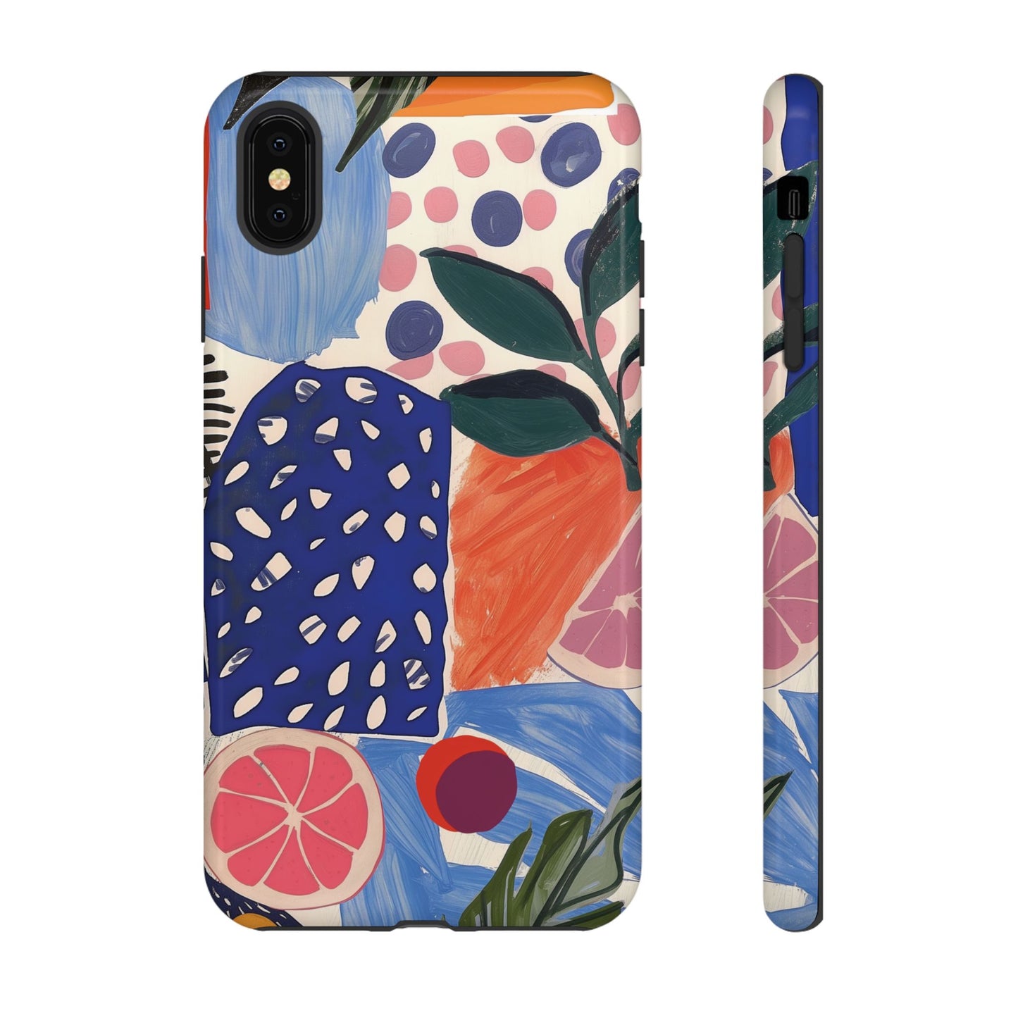 Vibrant Coquette Abstract Art Collage Phone Case – Artistic Design for iPhone - NovaFlair