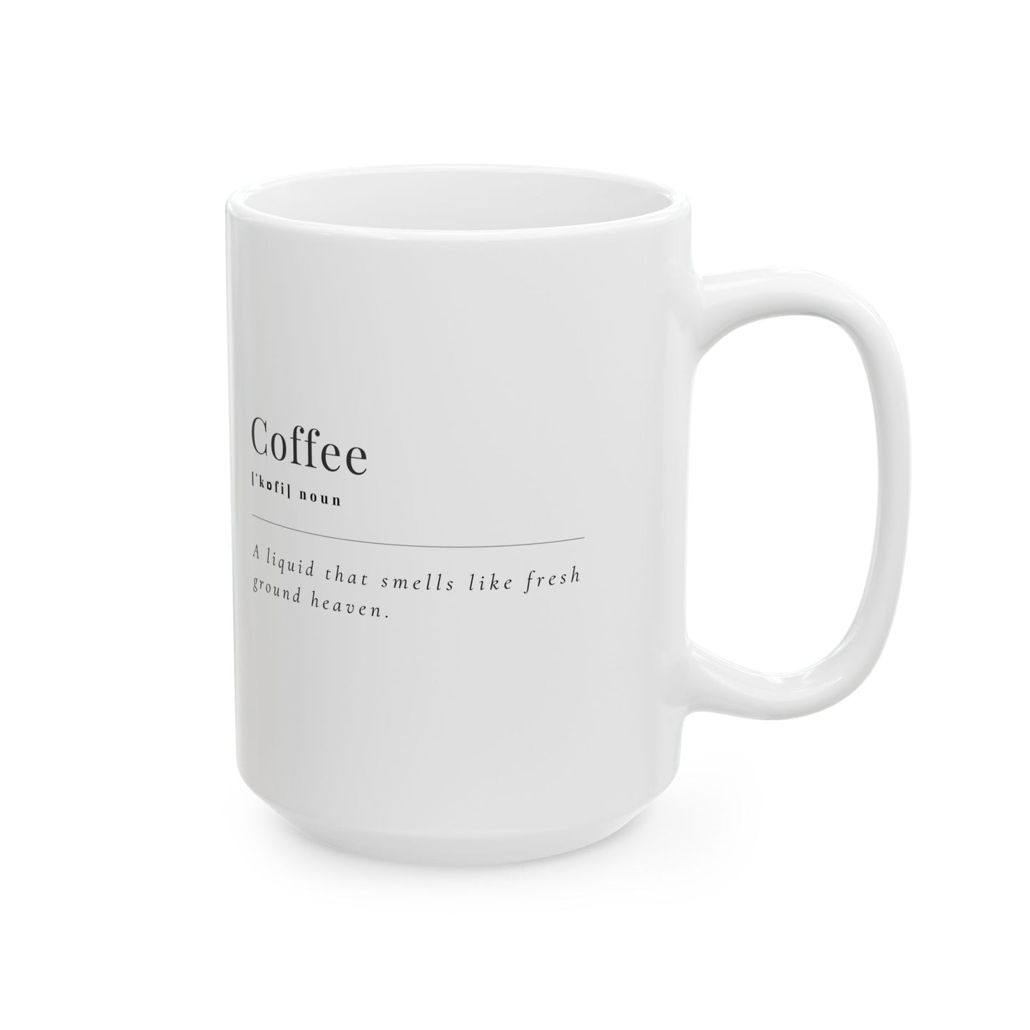 Coffee Lover's Ceramic Mug - Inspirational Gift for Coffee Enthusiasts, Home Office Decor, Birthday Present, Practical Kitchenware, Tea and