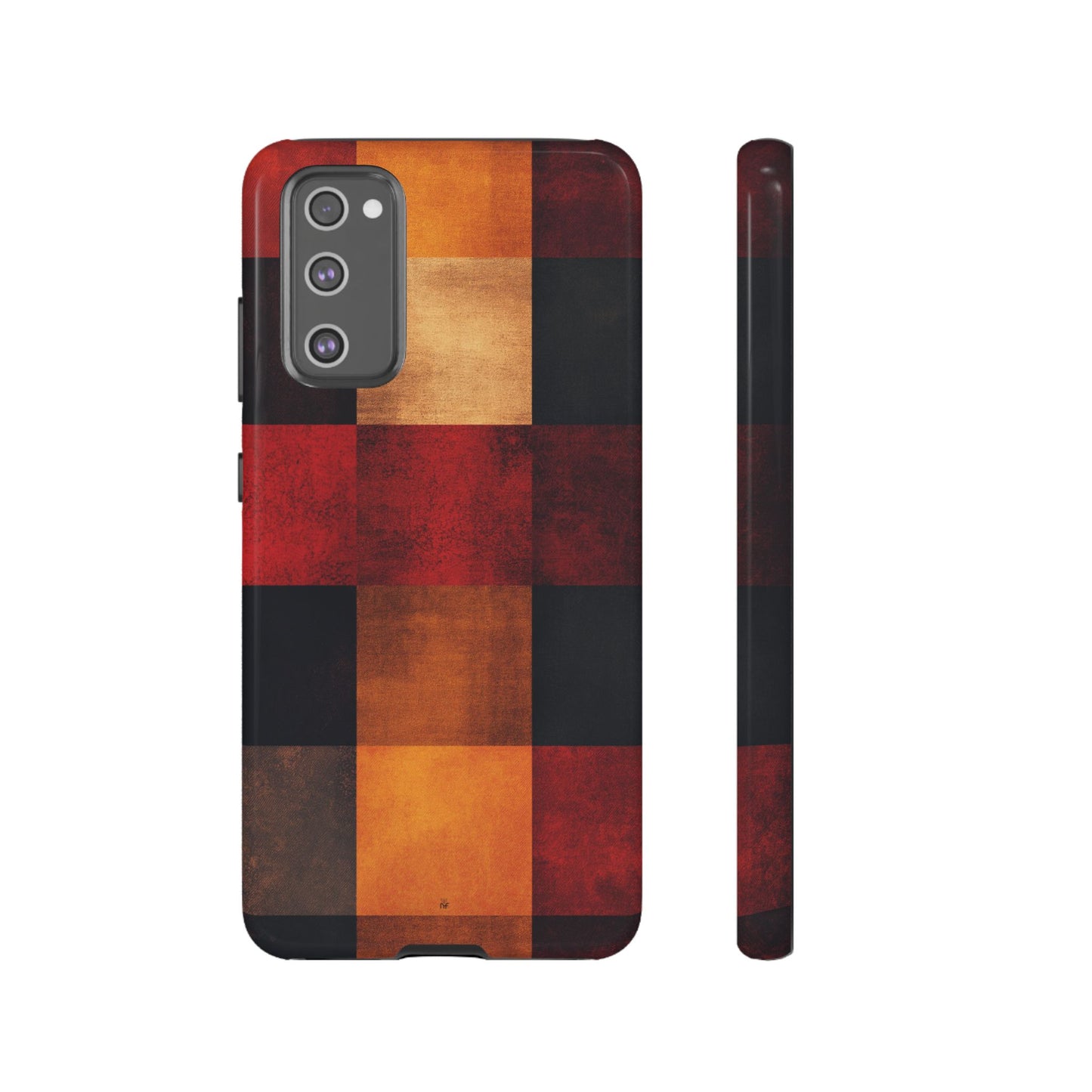 Rustic Plaid Pattern Phone Case – Cozy Fall Design for iPhone, Samsung, Google Pixel