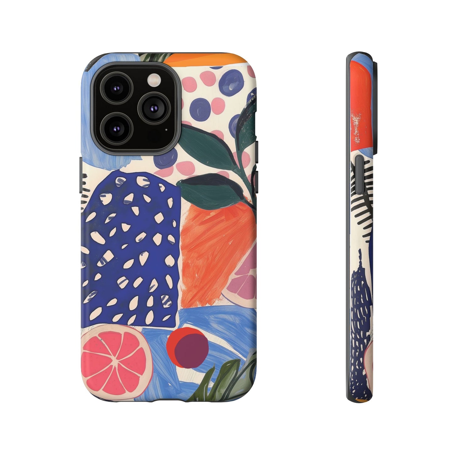 Vibrant Coquette Abstract Art Collage Phone Case – Artistic Design for iPhone
