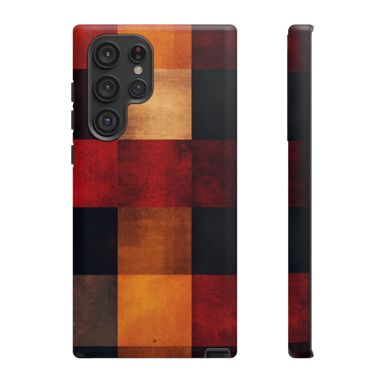 Rustic Plaid Pattern Phone Case – Cozy Fall Design for iPhone, Samsung, Google Pixel