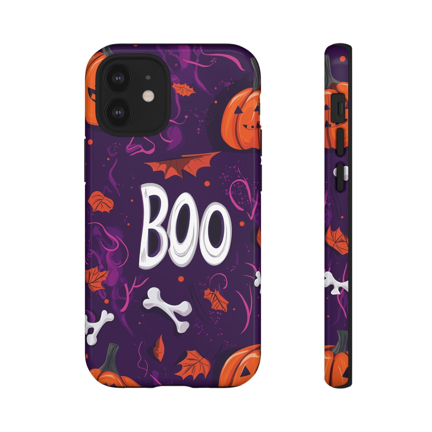 Halloween ‘Boo’ Phone Case – Spooky Fun Design for iPhone, Samsung, Google Pixel