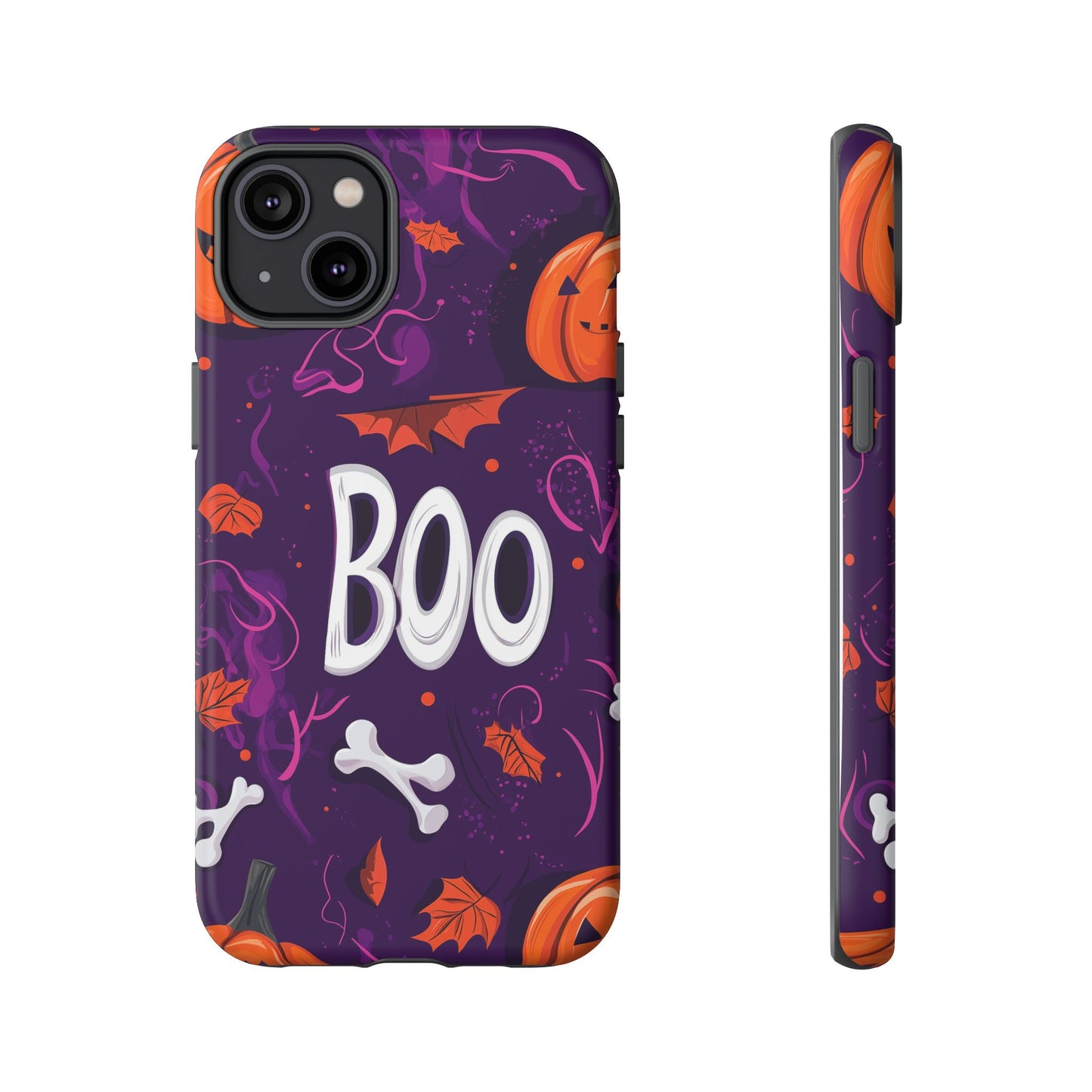 Halloween ‘Boo’ Phone Case – Spooky Fun Design for iPhone, Samsung, Google Pixel