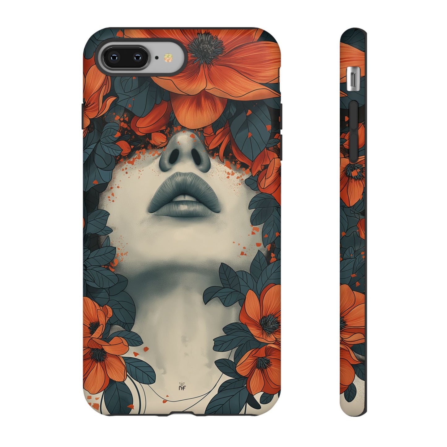 Floral Femme Art Phone Case Unique Aesthetic Design for iPhone, Samsung, Google Pixel Tough Case - NovaFlair