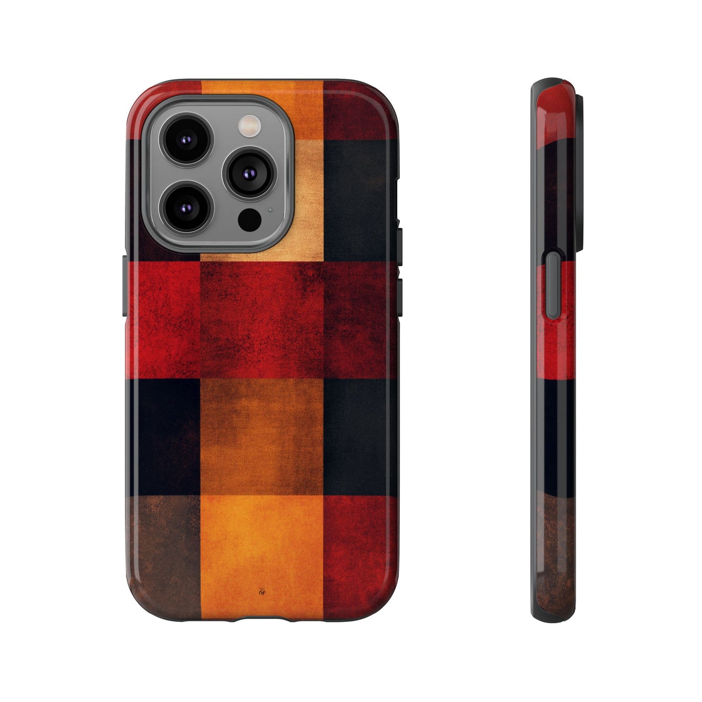 Rustic Plaid Pattern Phone Case – Cozy Fall Design for iPhone, Samsung, Google Pixel