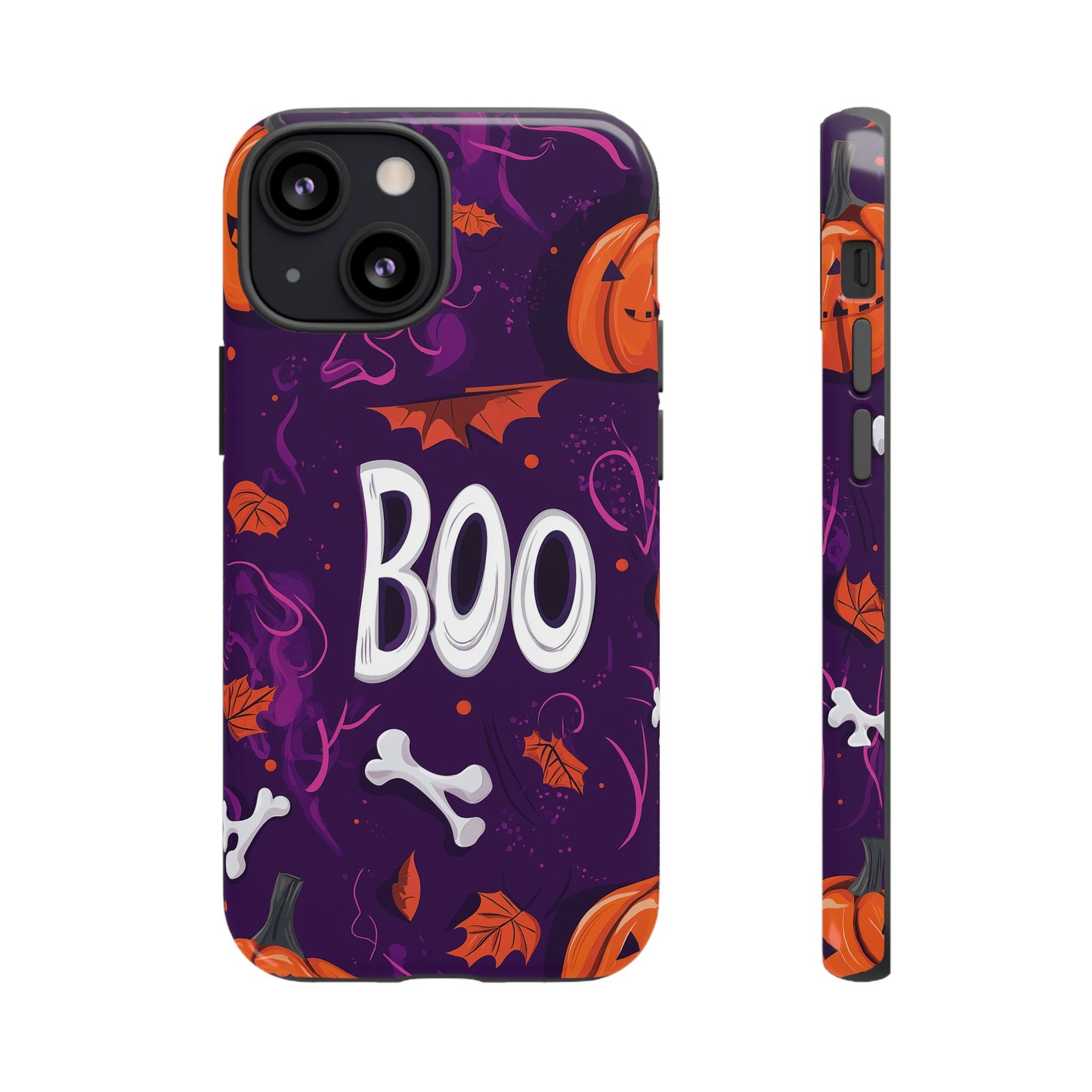 Halloween ‘Boo’ Phone Case – Spooky Fun Design for iPhone, Samsung, Google Pixel