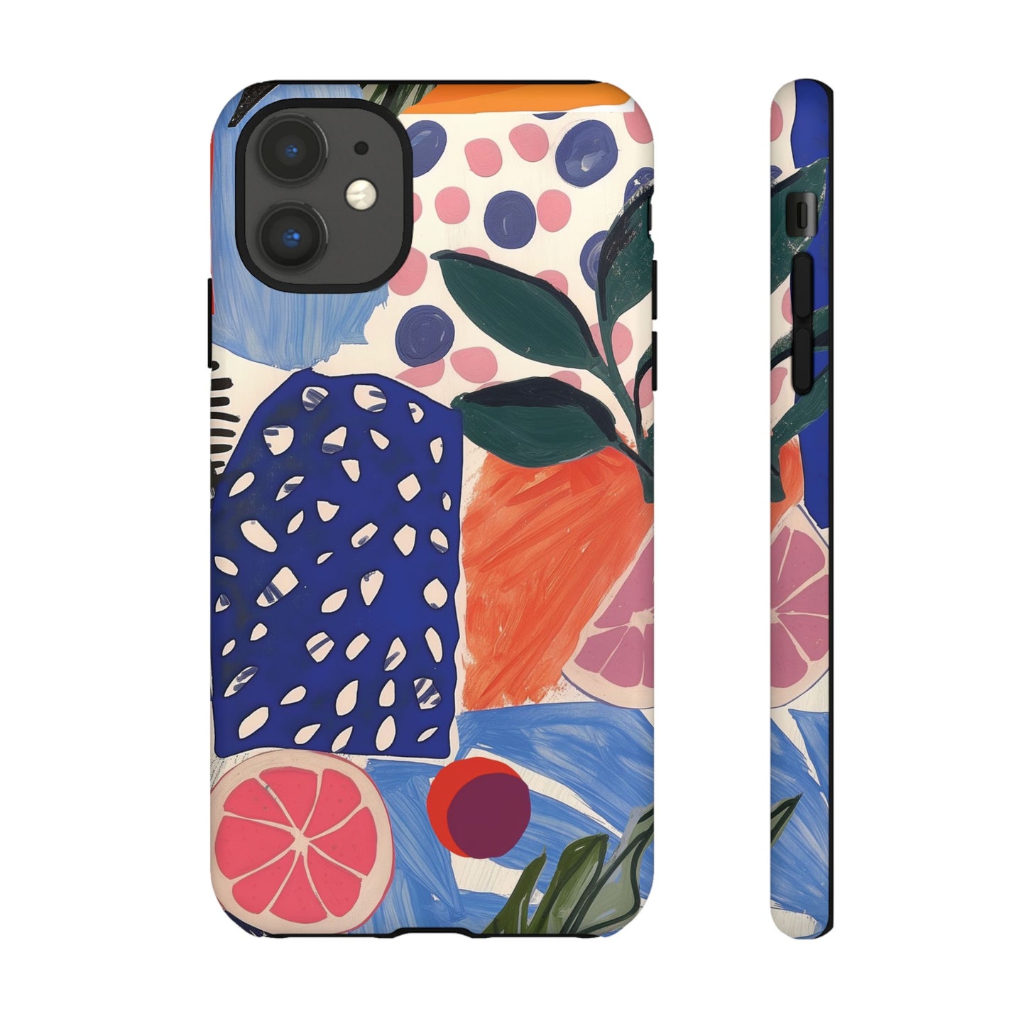 Vibrant Coquette Abstract Art Collage Phone Case – Artistic Design for iPhone - NovaFlair