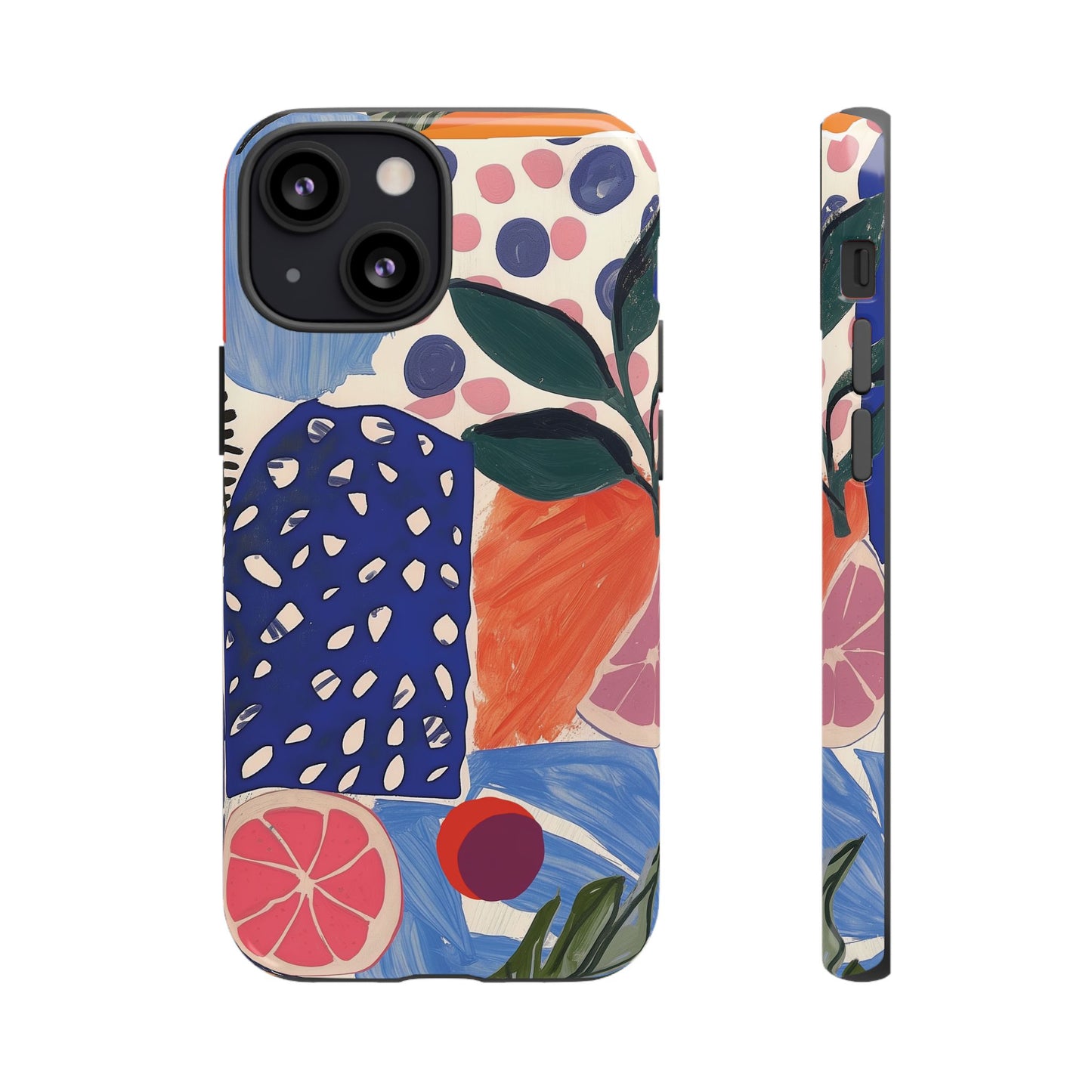 Vibrant Coquette Abstract Art Collage Phone Case – Artistic Design for iPhone